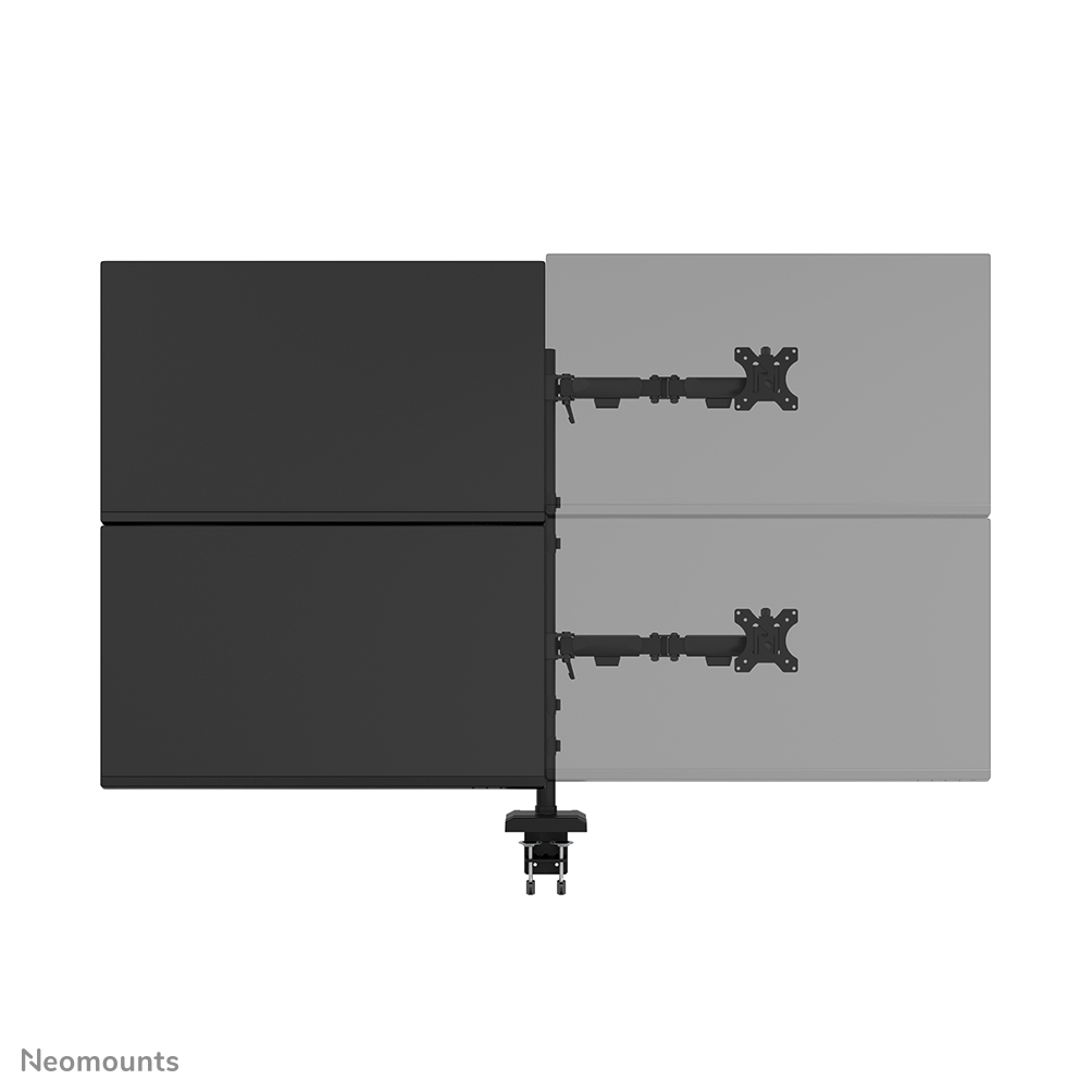 Neomounts DS60-600BL2-2 Quadruple-Monitorarm für vier Bildschirme 10-32"